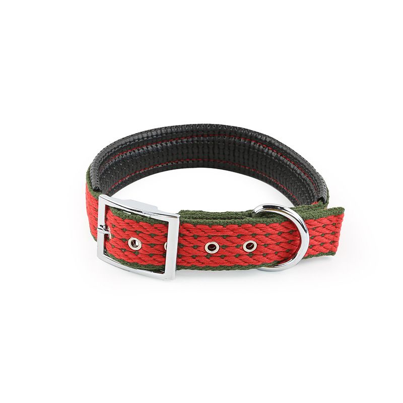 Thickened Foam Anti-Wear Diving Material Soft Pad Dog Neck Collar Sweat-Absorbing Polyester Cotton Woven Pet_voghion.com
