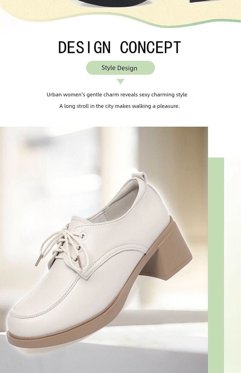 Chierkang Genuine Women' 2025 Spring New Arrival Britih Lace Up Small Leather Shoe Soft Bottom Flat Plu Size_voghion.com