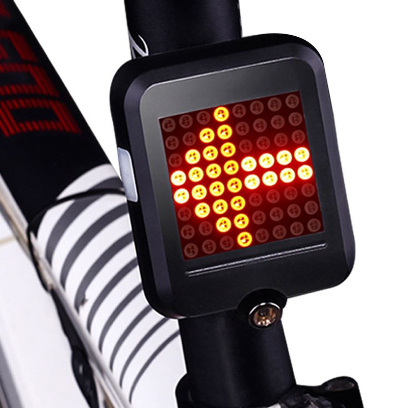 Vélo entièrement intelligent, direction, freinage, feux arrière, chargement USB, VTT, feux d'avertissement de sécurité pour vélo_voghion.com