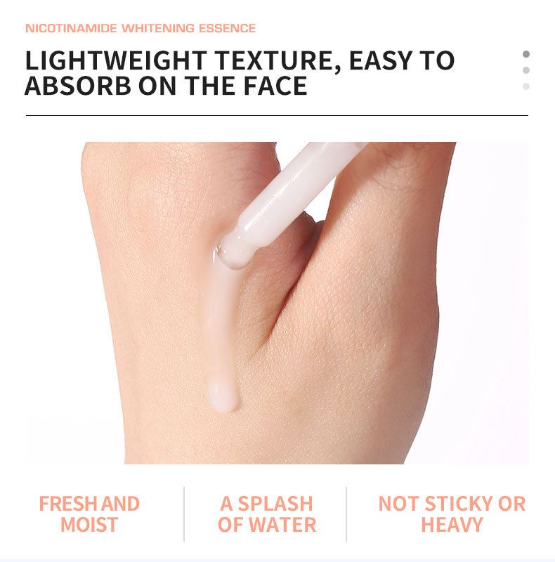 Cross Border Niacinamide Brightening Essence Vloeibare Hydraterende, Verhelderende en Anti-Rimpel Essence_voghion.com