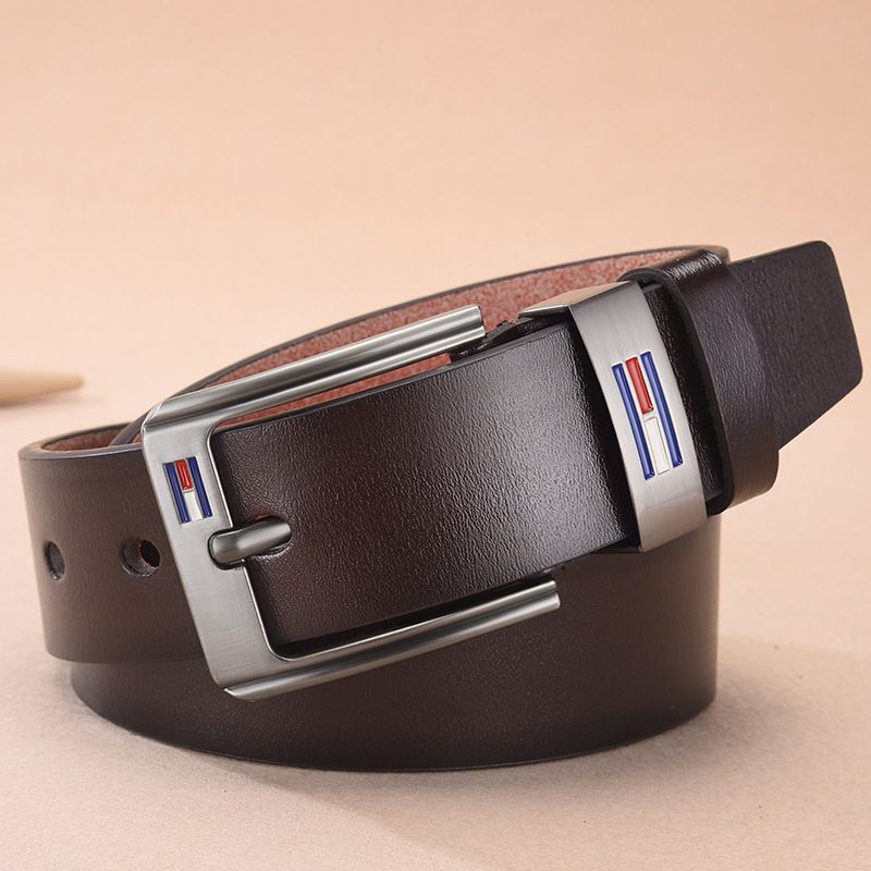 VOOTHOST New Men Leather Belts High Quality Vintage Style Male Strap Classic Jeans Leather Belts For Men F0124_voghion.com