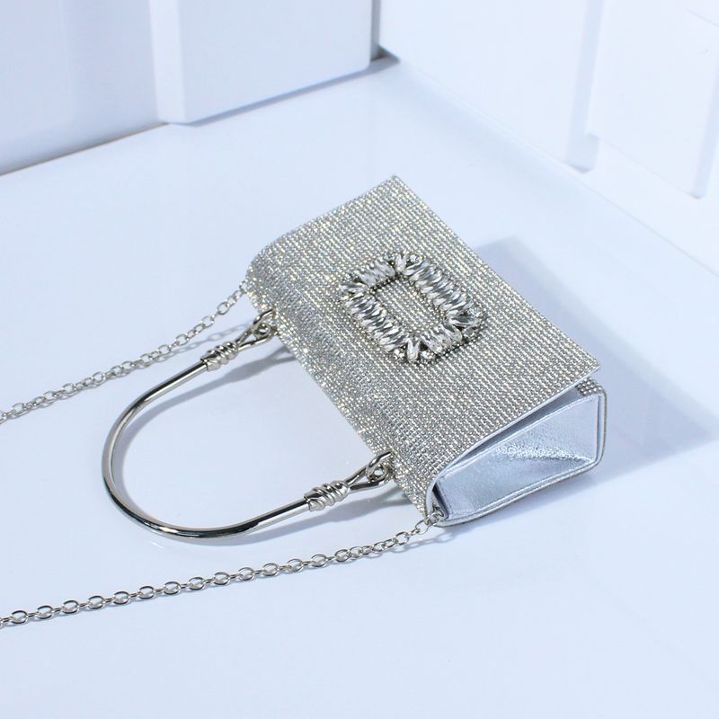 Sacs pour femmes, sac à main de banquet tendance, petit sac carré à strass, léger, luxueux, exquis, pour robe_voghion.com