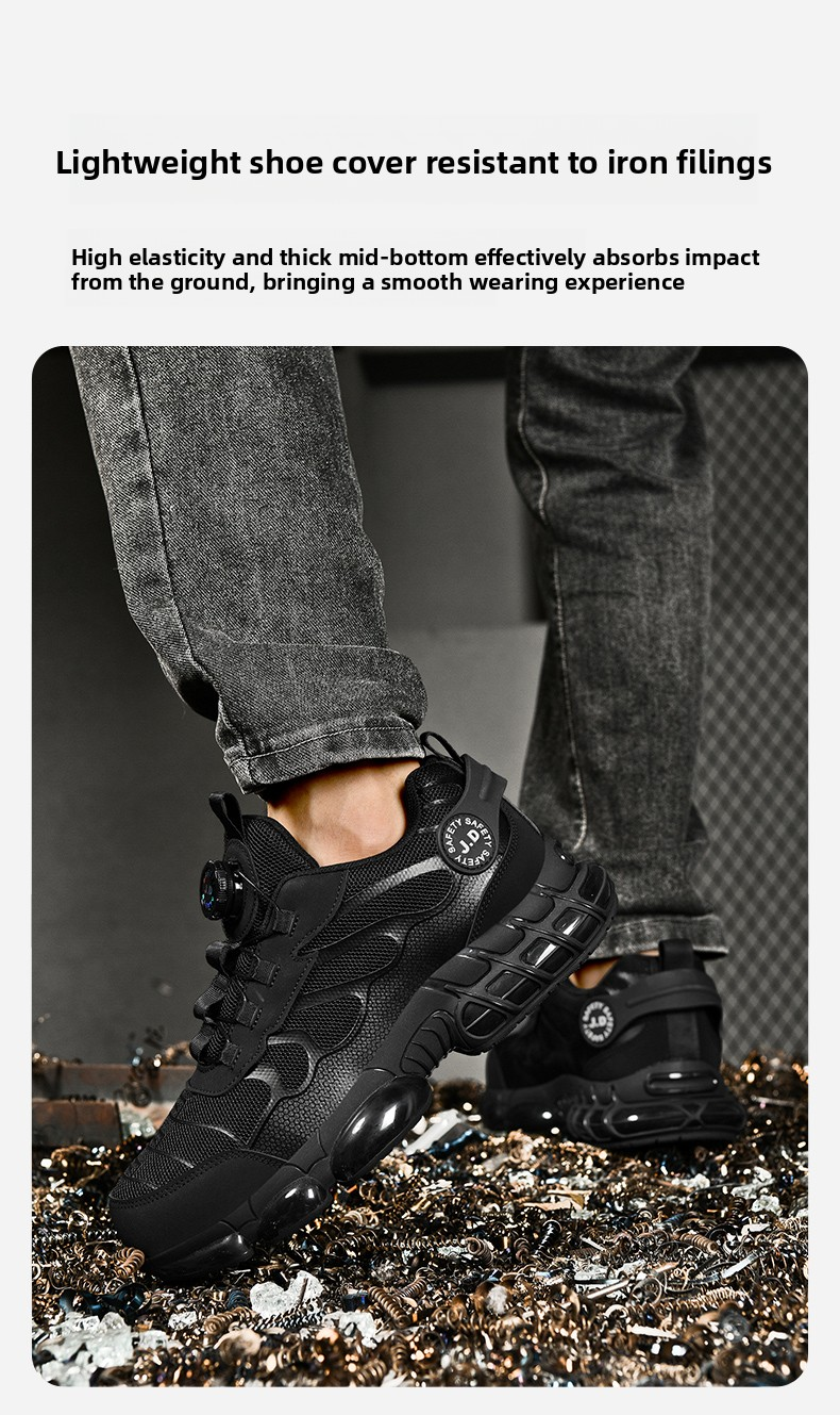 Scarpe con punta in acciaio LARNMERN per uomo e donna, comode scarpe da ginnastica di sicurezza leggere e comode, scarpe da lavoro da tennis colorate_voghion.com