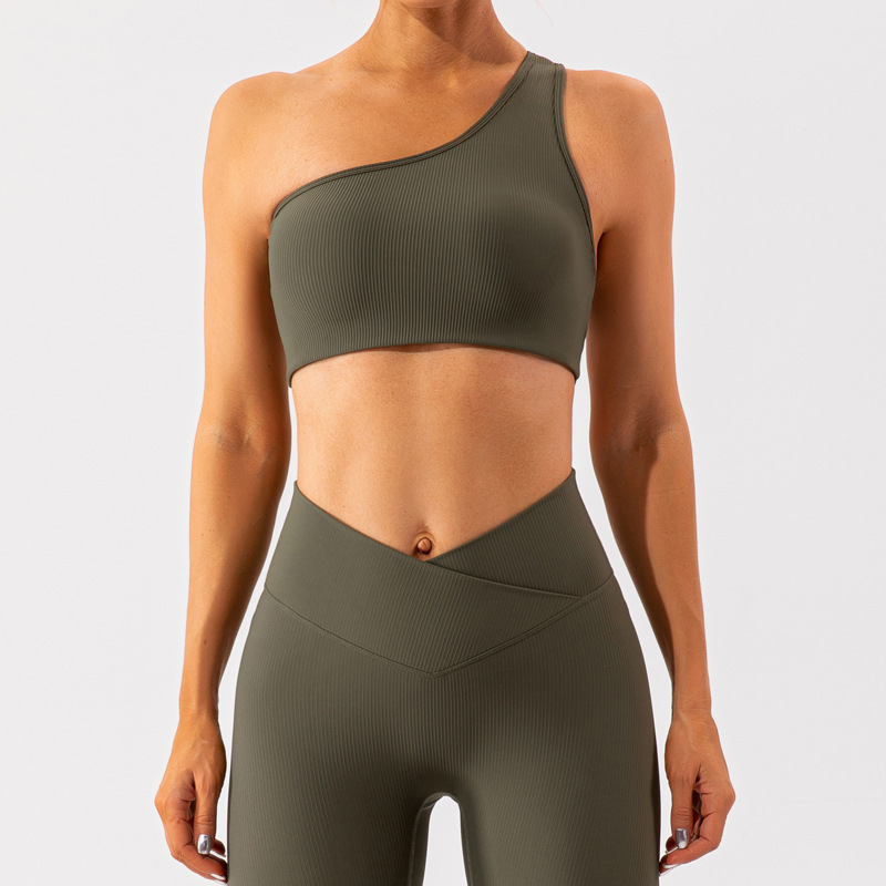 LazyZoom Spring New Bare Sensation Fitness Tanktop Mooie Rug Sport Tight Set Hardlopen Ademend Sneldrogende Yogakleding_voghion.com
