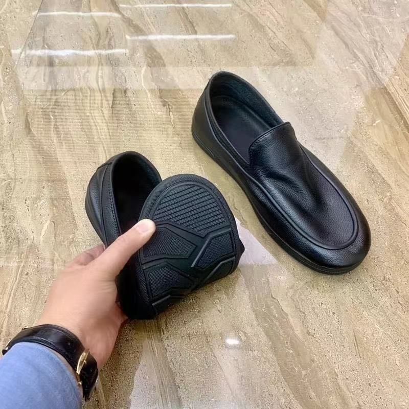 Mocassini da guida da uomo, comodi e con suola morbida, scarpe casual slip-on in pelle_voghion.com