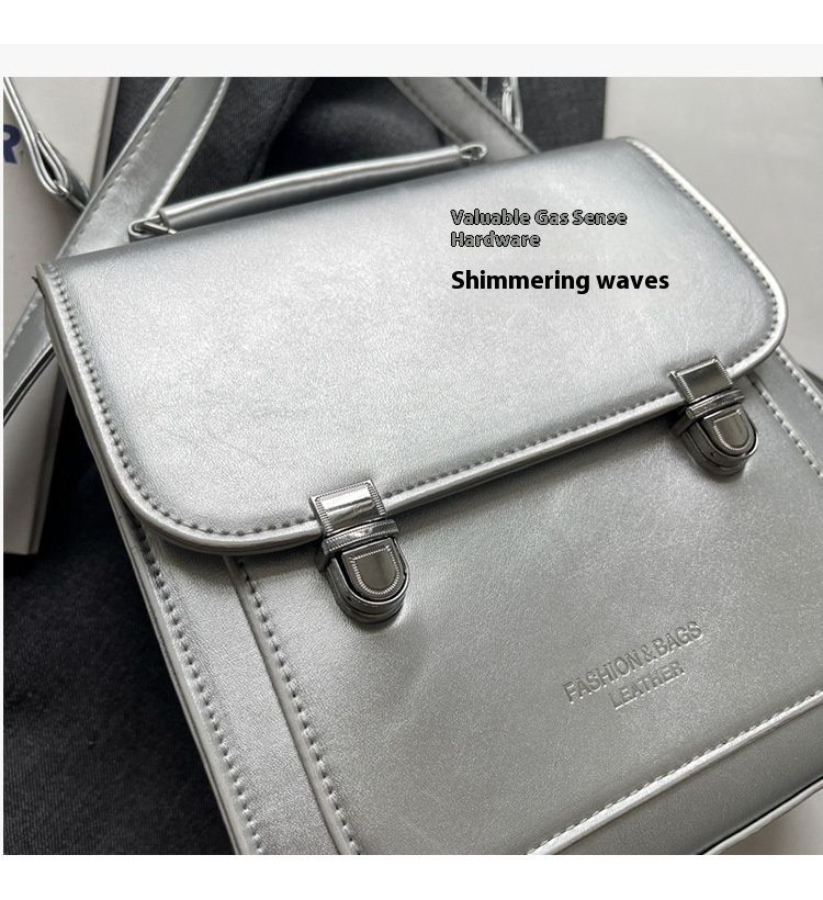 College Students Commuting Backpacks For Classes Women's Retro Versatile Handbags Trendy And Popular Single Shoulder Bags_voghion.com