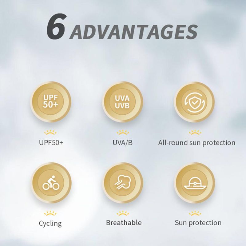 Nuovi arrivi Cappello da pescatore a tesa larga con copricollo da uomo, estivo, traspirante, con visiera protettiva anti UV UPF50_voghion.com