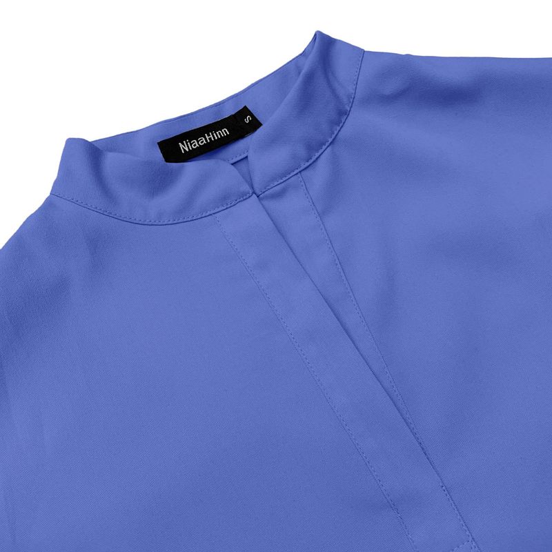 Dammekleeder 16 Faarwen High-End Operatiounsanzug Standkragen Aarbechtskleeder Infirmièreanzug Scrub Jogging Wäschkleeder_voghion.com