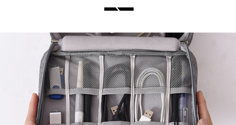 Functional Bags Cationic Data Cable Storage Bag Portable Waterproof Digital Bag Travel Cosmetics Storage Bag_voghion.com