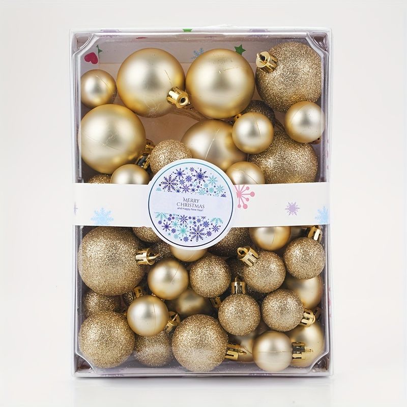 Lillian Cross-Border Hot-Selling In-Stock 42pcs Balls Festive Atmosphere Christmas Tree Decoration Ornaments Manufacturer_voghion.com