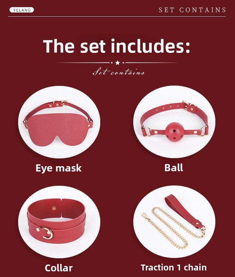 Set di 10 accessori per l'allenamento SM, set SM in pelle, manette sessuali con custodia, prodotti alternativi per adulti_voghion.com