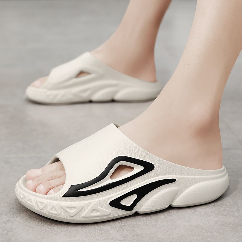 Men's Beach With A Feeling Of Stepping On Poop In Summer. New Home Style Thick Soled Non Slip Slippers. Super Soft_voghion.com