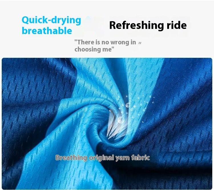 Ensemble de cyclisme à manches courtes et séchage rapide pour l'été, respirant et unisexe_voghion.com