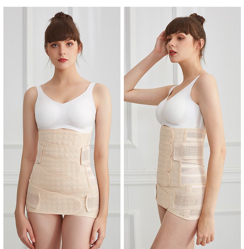 Dailixiang Trainer Donna, Fascia Addominale Post-Parto 4 Pezzi, Set Traspirante per Parto Naturale e Taglio Cesareo, Modellamento della Vita e_voghion.com