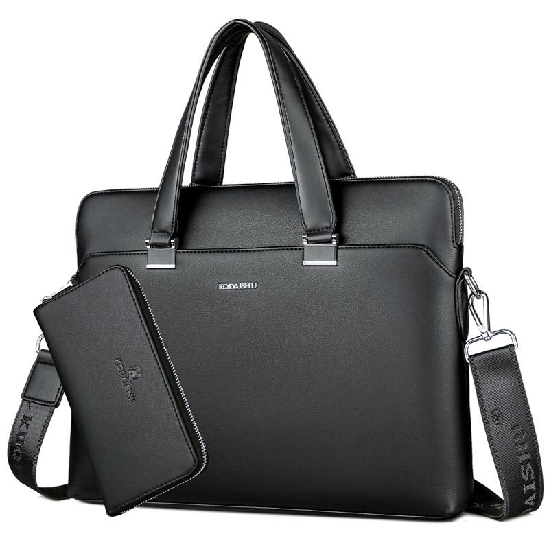 New Kangaroo Men's Handheld Crossbody Business Multifunctional Laptop Bag Direct Sale_voghion.com