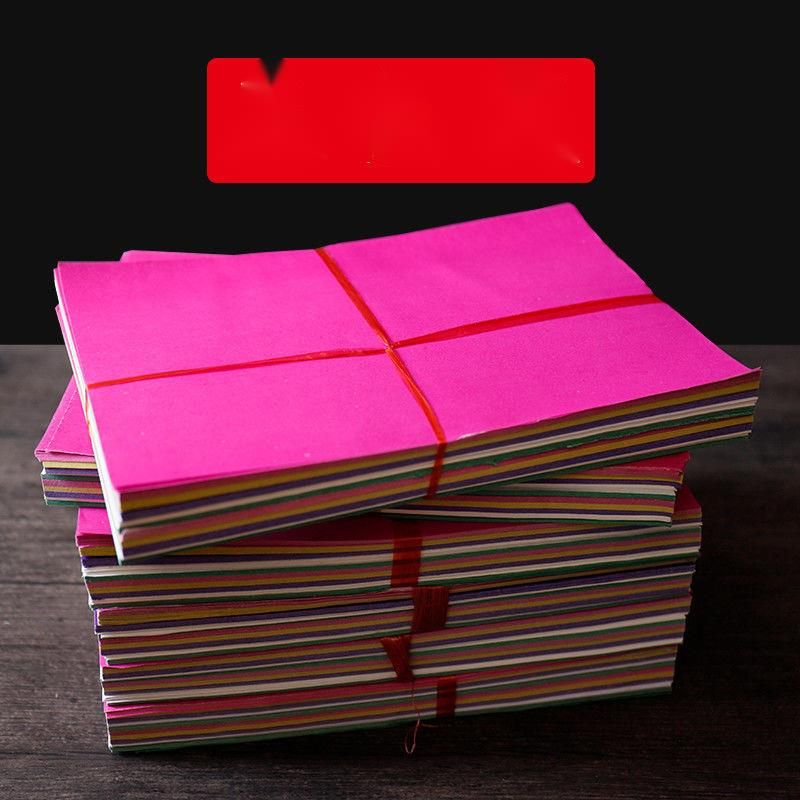Double-Sided Single-Sided Cloth For Zhongyuan Festival July Half Burning Supplies Five-Color Paper Small Sheets_voghion.com