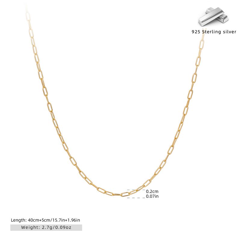 Collana da donna minimalista in argento Sterling S925 con ciondolo a croce geometrica, catena per l'eleganza quotidiana, catena per clavicola con croce a forma di fiore cubico_voghion.com