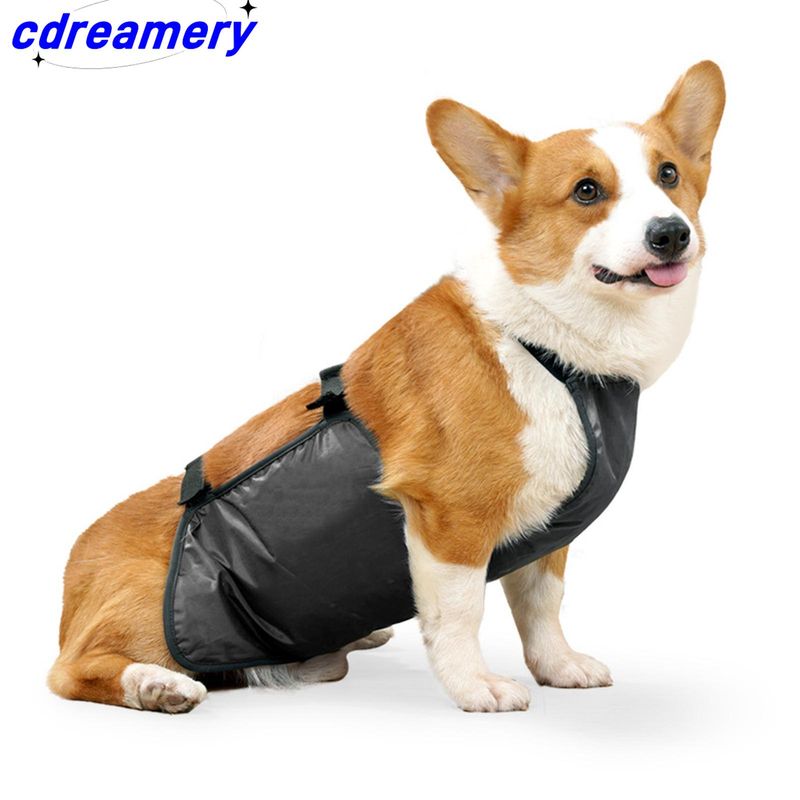 Housse ventrale pour chien, tissu respirant, anti-salissures, imperméable et lavable, tablier pour chien d'intérieur et d'extérieur, pour animaux de compagnie_voghion.com