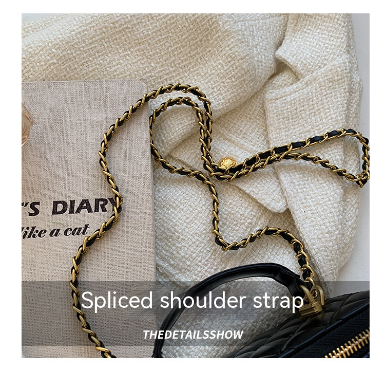 Lingge Kettentasche Damen 2023 neue Minitasche Persönlichkeit Pop ausländisches Temperament Umhängetasche Eimertasche_voghion.com