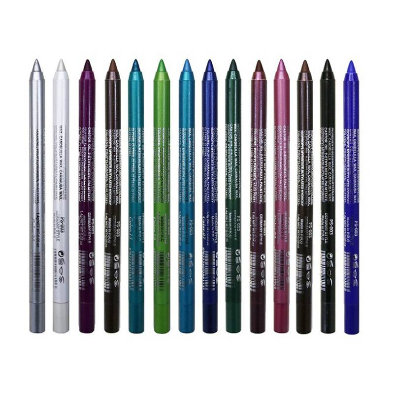 Matita eyeliner 14 colori Matita ombretto perlato impermeabile e anti-sbavatura_voghion.com