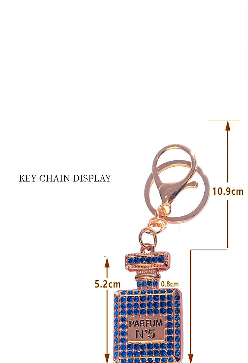 Schlüsselanhänger mit Strasssteinen, Duftflasche, Schlüsselanhänger, Kristall, Autoschlüssel, Schnalle, Geldbörse, Schlüsselornamente, Geschenk für Frauen und Mädchen_voghion.com