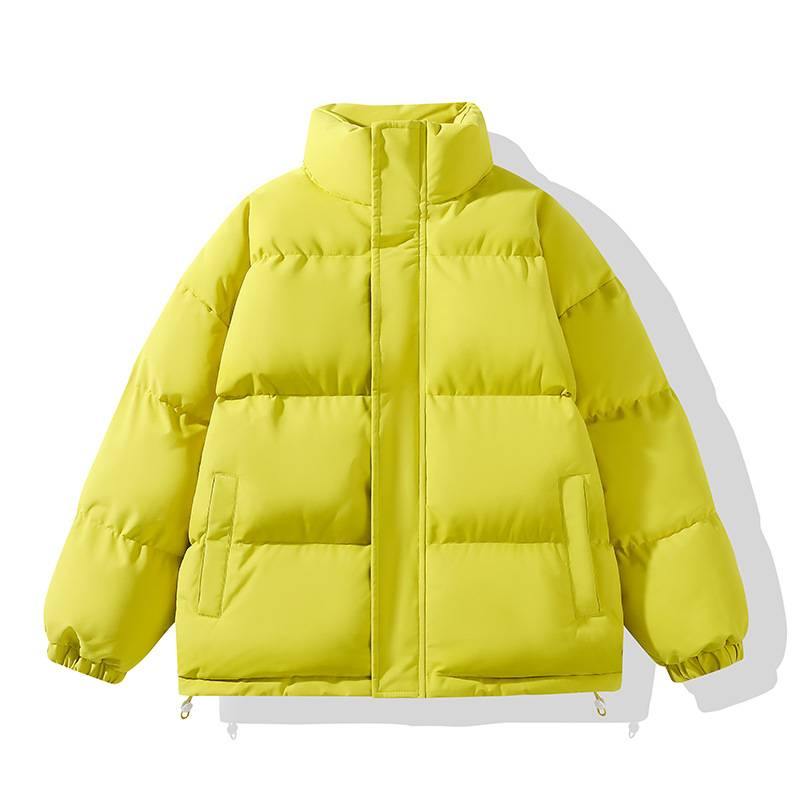 Herrenbekleidung Maßgeschneiderte Baumwolljacken für den Winter, lockere Baumwolljacken mit Stehkragen, warme und dicke lässige Baumwolljacken für Paare_voghion.com