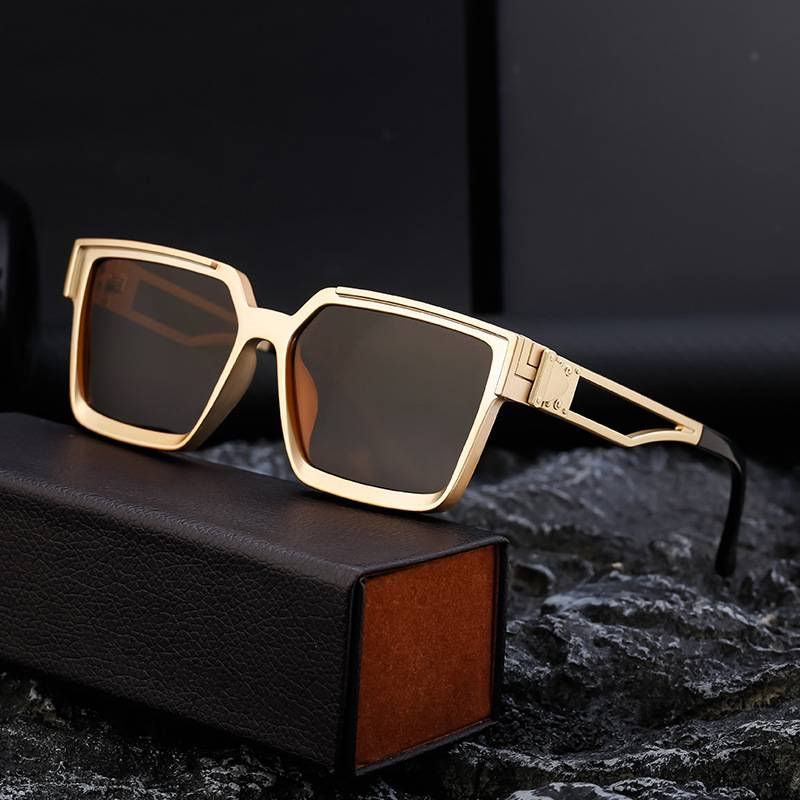 New European And American Box Sunglasses Men's Sexy Sunscreen Sunglasses_voghion.com