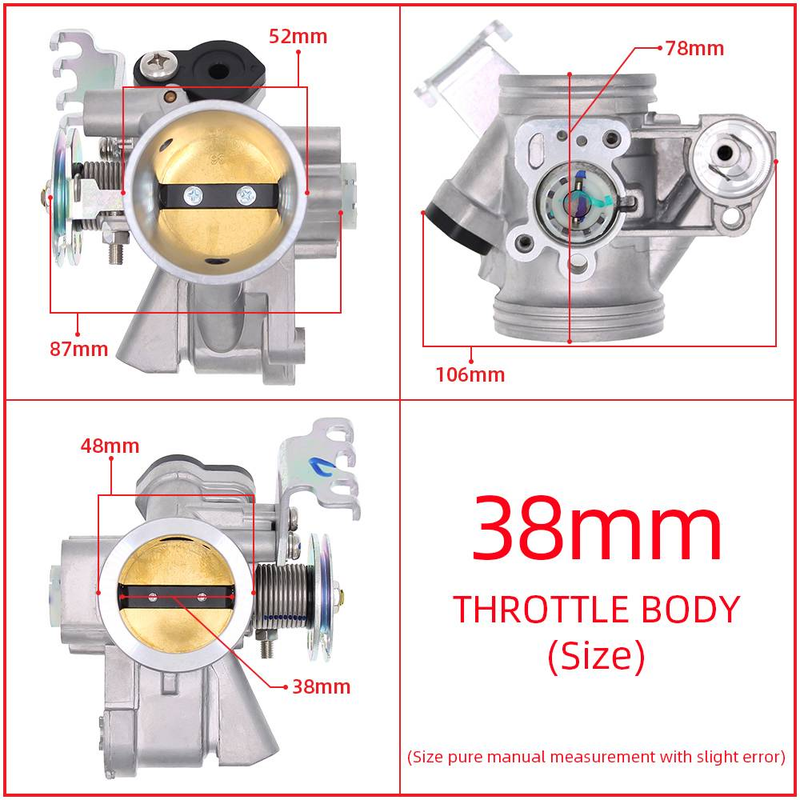 RACING Throttle Body For YAMAHA SNIPER150 I LC150 Y15ZR MX KING EXCITER150 33mm 36mm 38mm 40mm 42mm 45mm (2 Injector /Double Injector)_voghion.com