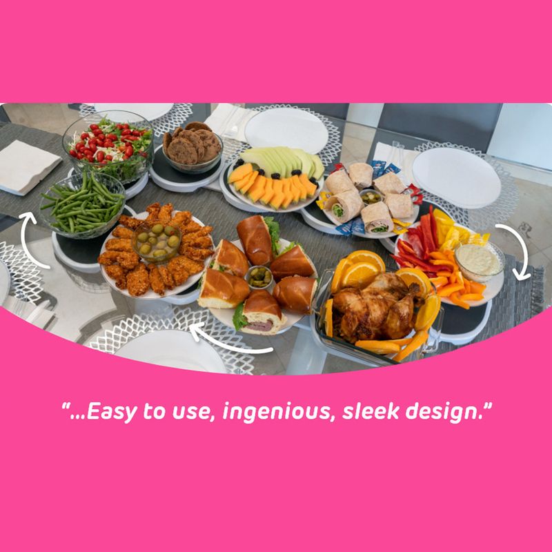 Multi-Tier Rotating Spice Organizer – Stackable Lazy Susan For Kitchen Counter, Dining Table & Pantry (4/6/8-Tier, Space-Saving Design)_voghion.com