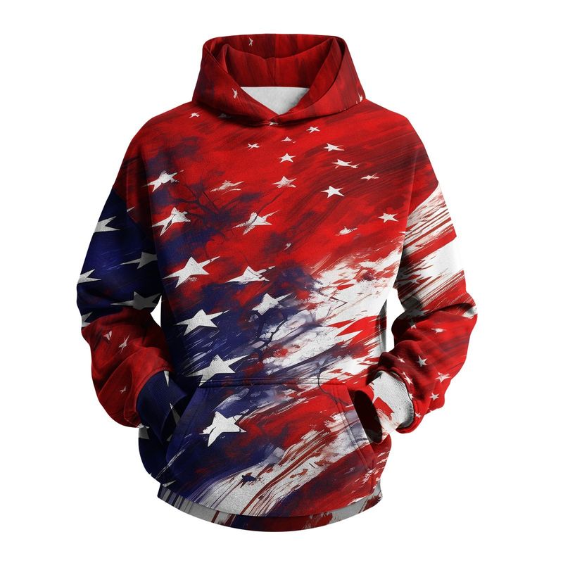 Sudadera con capucha Harajuku Forge 2025 con estampado 3D de la bandera estadounidense para hombre_voghion.com