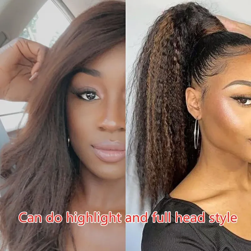 Indian Remy Human Hair I Tip Hair 100 strand Kinky Straight Keratin I Tip Microlinks Human Hair Bundles Extensions_voghion.com