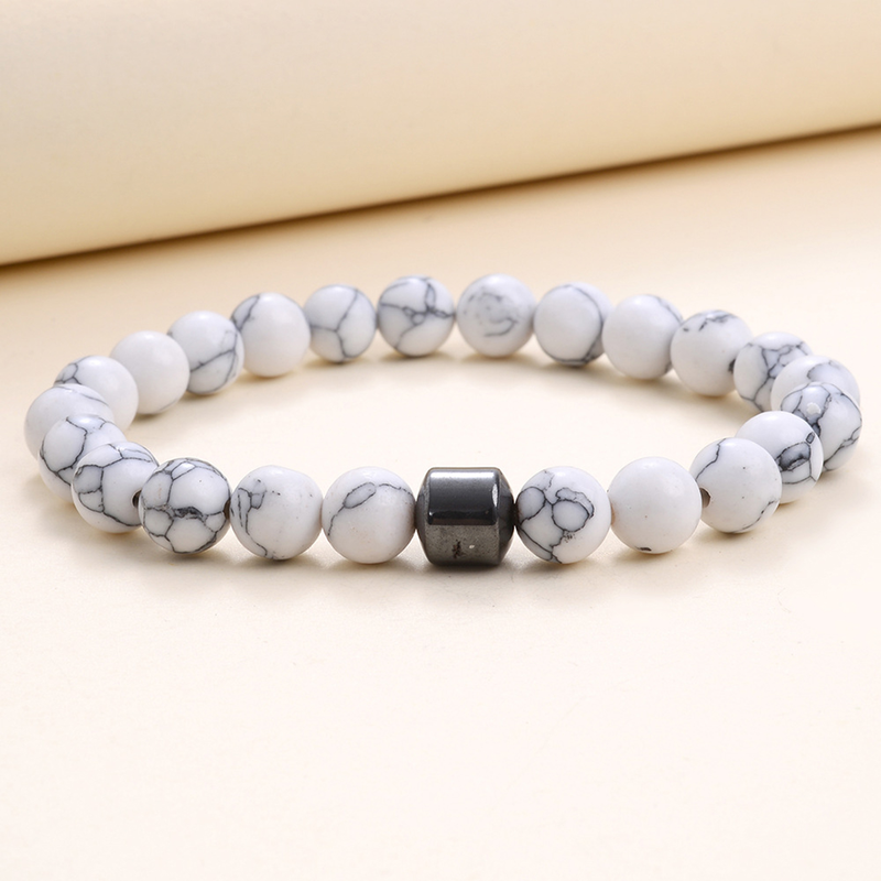 Perlenarmband, magnetisch, dekorativ, elastisches Seil, dehnbar, All-Match, Stressabbau, Geschenk, 8 mm Naturstein, Tigerauge-Perlen, Heilarmband, Leben_voghion.com