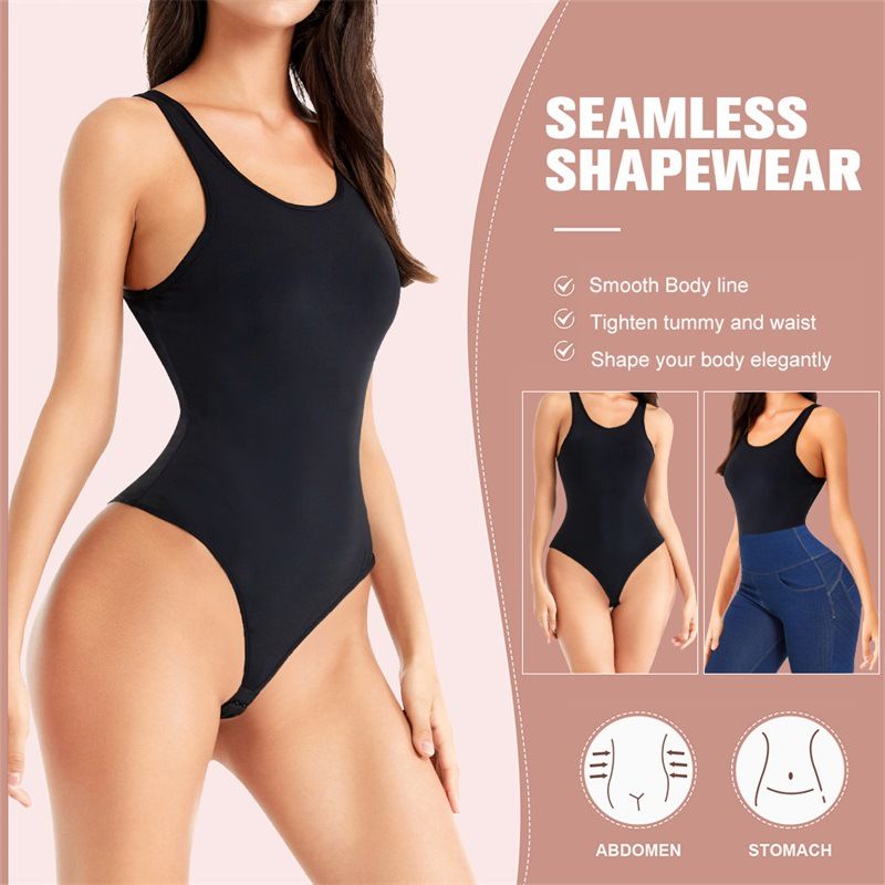VoleFox Sexy Plus Size Corset Bodysuit Open Crotch Butt Lift Shapewear For Women Tummy Control_voghion.com
