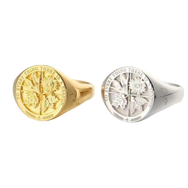 Papas Everything Has Its Place Unisex Ring Bold Light Luxury Niche Style Personality Fashion Versatile_voghion.com