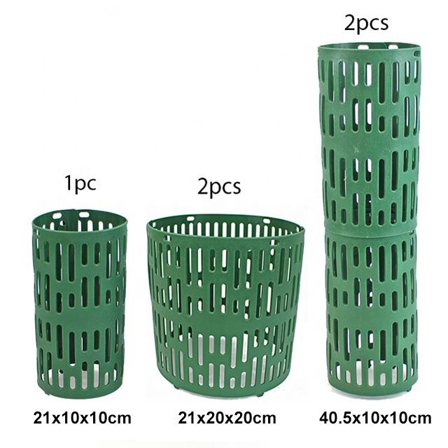 Meubles de maison jardin taille réglable protecteur de tronc en plastique protecteur d'écorce_voghion.com