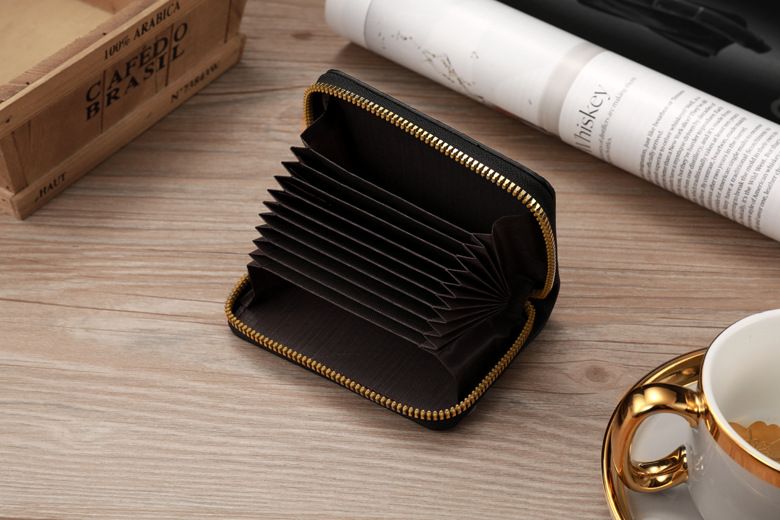 Nueva cartera corta tejida con cremallera, moderna y elegante, multifunción, antirrobo, para mujer y hombre._voghion.com