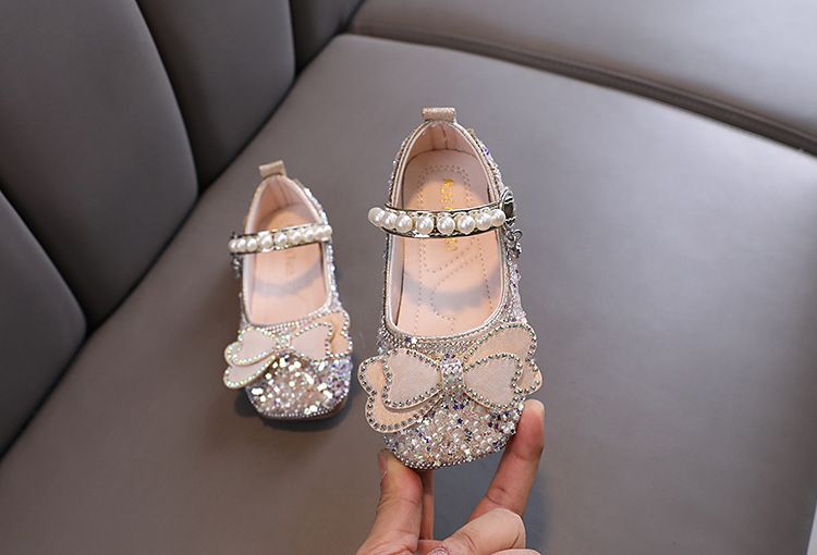 Neu Dame Baby Mädchen Mädchen Prinzessin Diamant Einzelnen Schuh Schuhe Dance_voghion.com