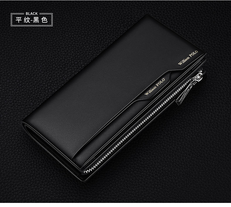 Emperor Paul Long Headcoat - Cartera de piel de vacuno de gran capacidad para hombre_voghion.com