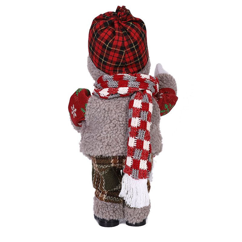 Elektrischer animierter Weihnachtsmann und Schneemann mit Kletterperlen – festliches Fensterornament, Kinderspielzeug, Weihnachtsgeschenk_voghion.com