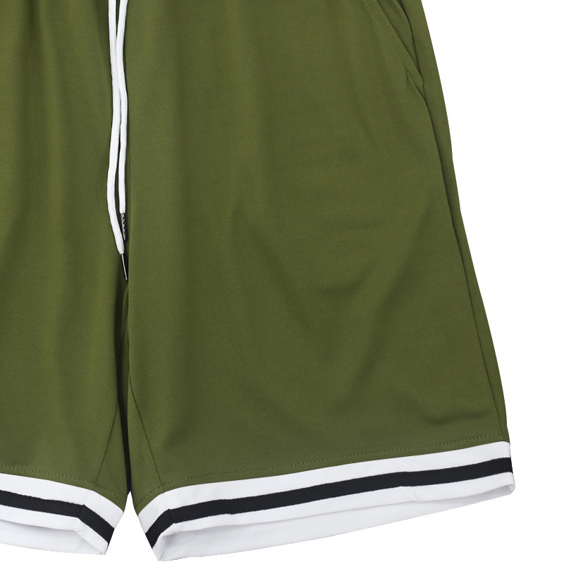 Herrenbekleidung Sommer Herren Kurzarm Shorts Zweiteiliger Revers T-Shirt Anzug Herren_voghion.com