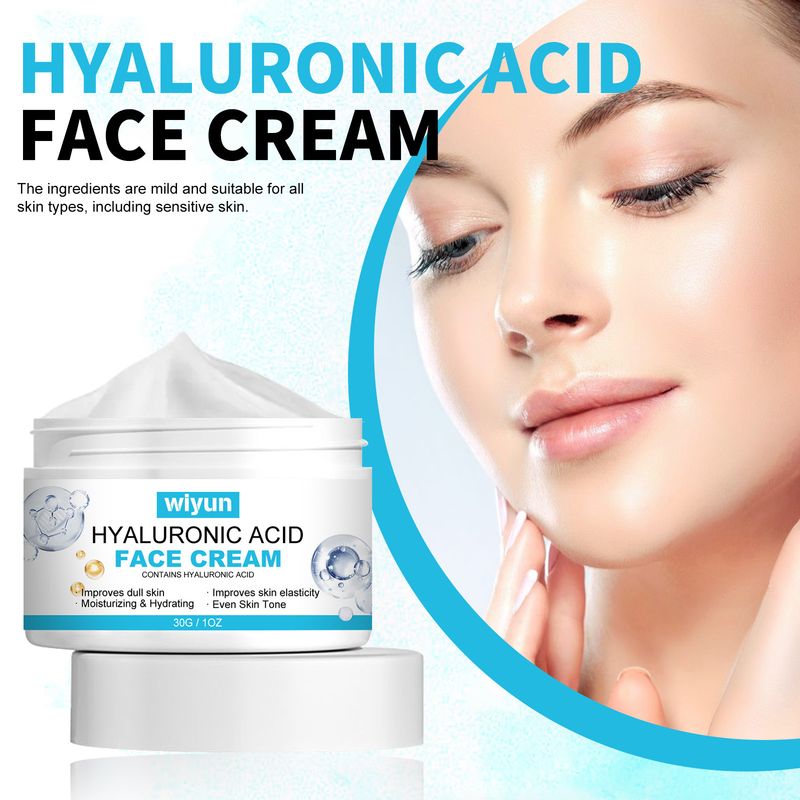 Krem z kwasem hialuronowym, nawilżający skórę, nawilżający i odżywczy_voghion.com