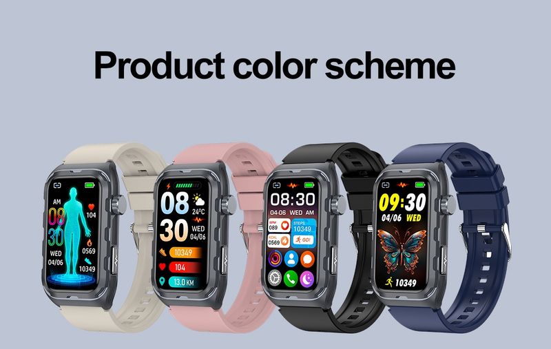 Touch Screen Wearable Devices Smart Watch Bracelet IP68 TK79 Calling Heart Rate ECG Health Digital Best Smart Watch 2025_voghion.com