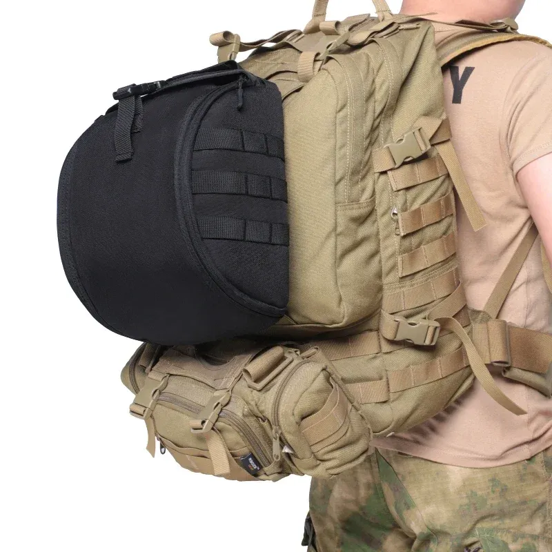 Tactical Helmet Bag Pack,Multi-Purpose Molle Storage Military Carrying Pouch for Sports Hunting Shooting Combat Helmets_voghion.com