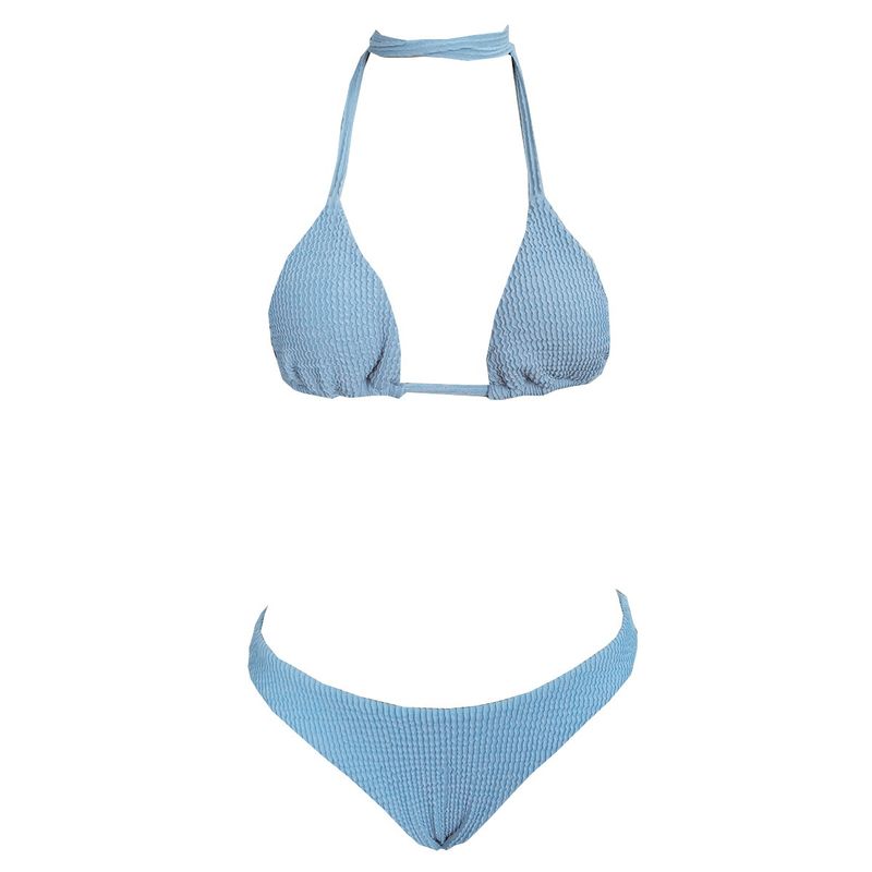 Sexy einfarbiges Bikini-Set mit verstellbaren Trägern – 3-teilige Bademode für Damen, Strand- und Poolparty_voghion.com