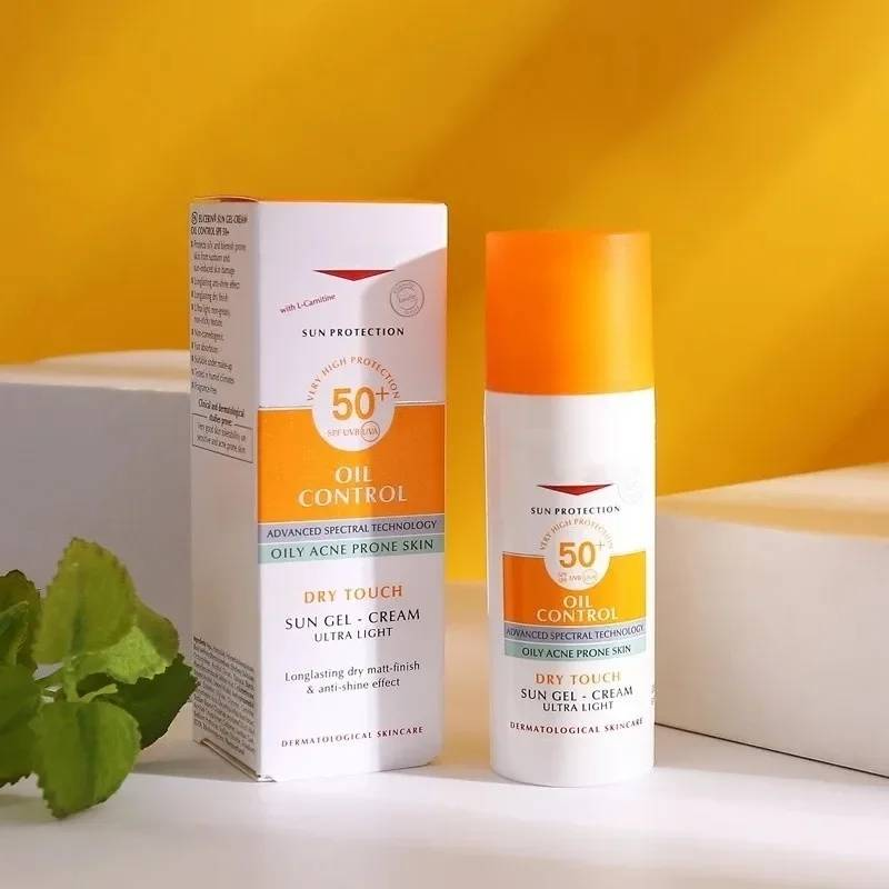 50ml SPF 50+ Facial Sunscreen Refreshing Oil Control Sunscreen Effectively Isolates Ultraviolet Rays Sun Gel Face Body Sunscreen_voghion.com