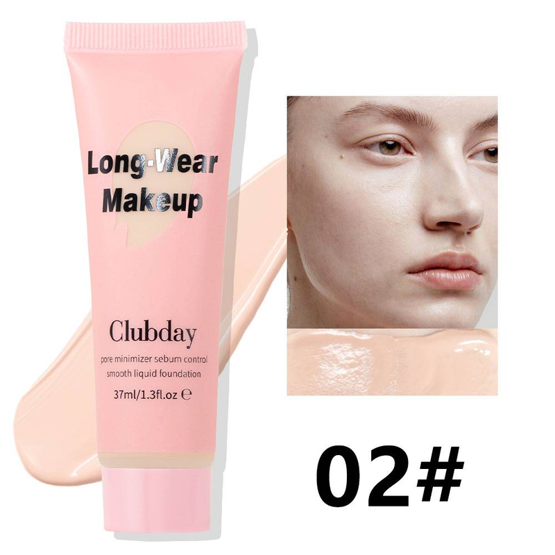 Natural Matte Makeup Concealer Liquid Foundation for Oil Control, Sweat Prevention and Long-lasting Makeup Foundation_voghion.com