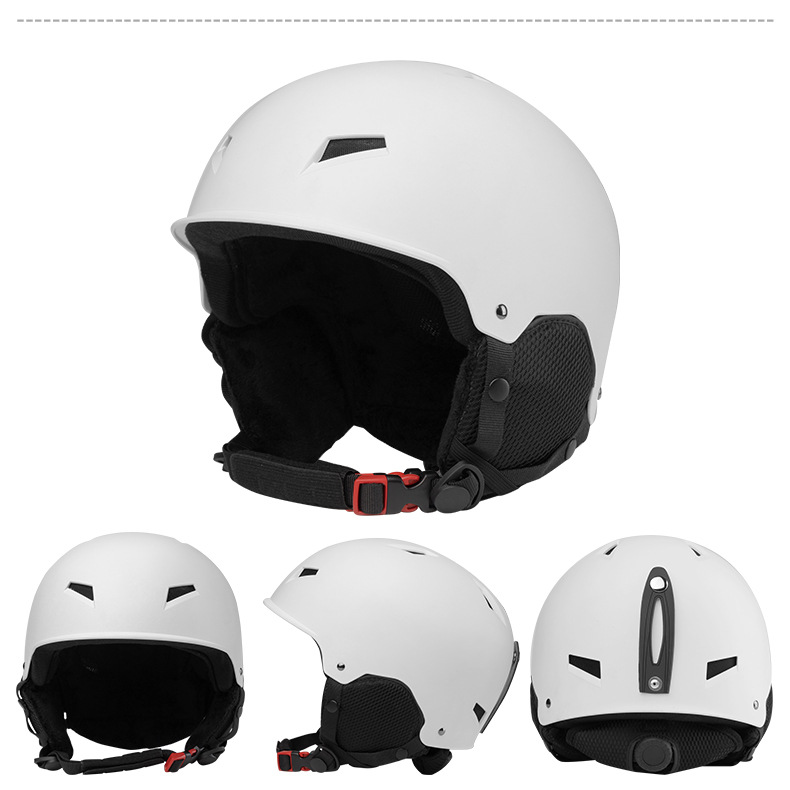 Casca de schi noua Protectie impotriva vantului pentru urechi, barbati si femei, adulti caldi, casca de zapada cu placa simpla si dubla Casca de calarit Casca de zapada de iarna_voghion.com