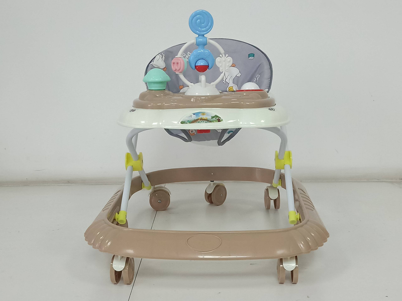 Poussette multifonctionnelle anti-retournement pour bébé, peut s'asseoir et pousser, apprendre à conduire, démarrer la voiture, pliable_voghion.com