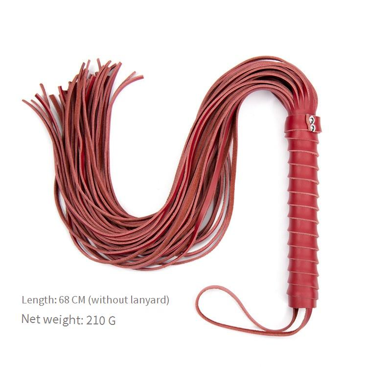Prodotti sessuali Fruste in pelle Giocattoli sessuali fatti a mano Fruste Attrezzature femminili Accessori per il palcoscenico Fruste sessuali_voghion.com