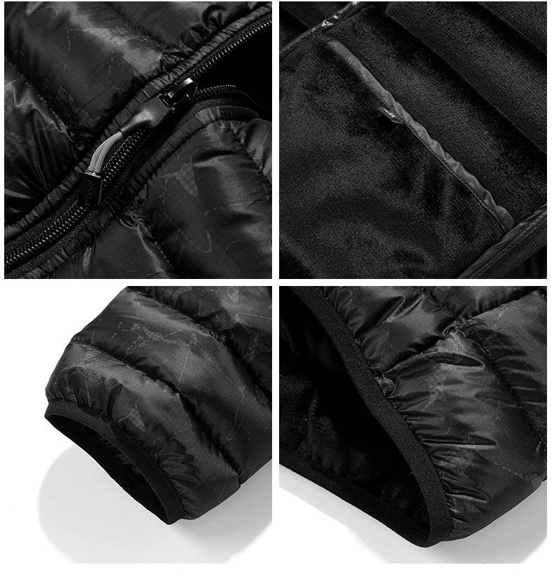 Casaco masculino de algodão canelado com capuz – estampa de flor de ameixa, jaqueta folgada e estilo streetwear internacional_voghion.com